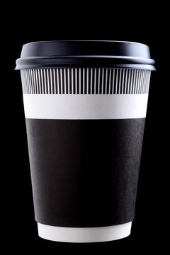 paper cup of coffee or tea