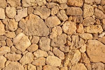 Dry stone wall