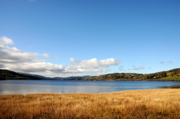 Fototapeta na wymiar Lake Bala in Snowdonia