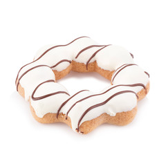 donuts on white background