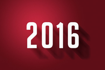New Year 2016 Red Backdrop