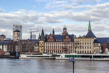 embankment of Main, Frankfurt, Germany