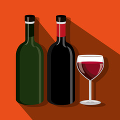 wine icon design 