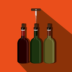 wine icon design 