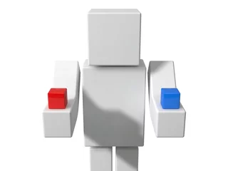 Gardinen red or blue cube question © kmls