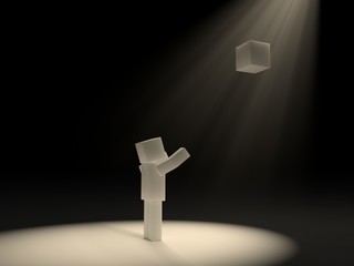 Obraz premium sacred cube