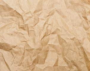 brown wrinkled paper