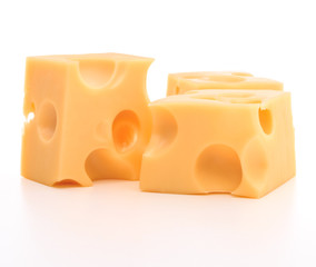 cheese isolated on white background cutout
