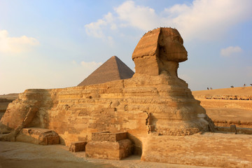 Fototapeta na wymiar The Sphinx at Giza, Egypt