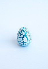 Easter egg colors on a white background .