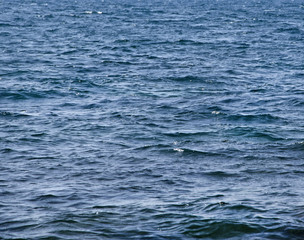 Texture of dark sea in storm weather