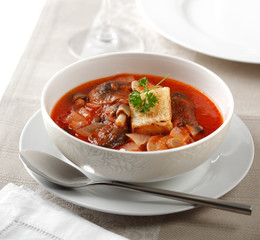 Wild mushroom soup