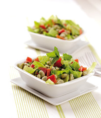 Broad bean salad