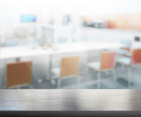 Table Top And Blur Office of Background