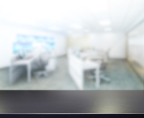 Table Top And Blur Office of Background