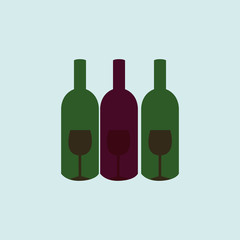 wine icon design 