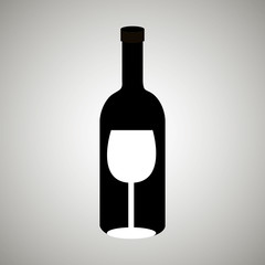 wine icon design 