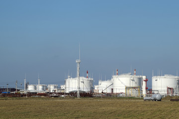 Obraz premium Storage tanks for petroleum products
