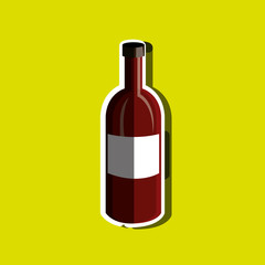 wine icon design 
