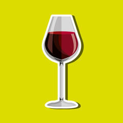 wine icon design 