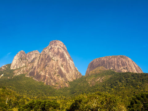 Rock mountains in up country Rio de Janeiro