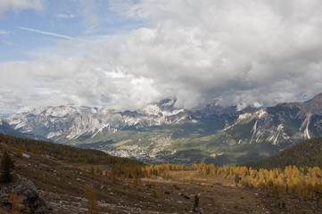 Dolomites, Italy. / The Dolomites  are a mountain range located in northeastern Italy.