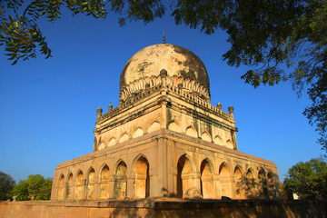 Historic Quli Qutbshahi tombs in Hyderabad, India