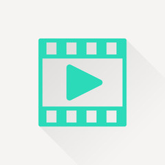 video film vector icon