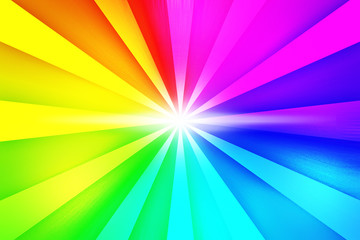 Colors Rays Backdrop