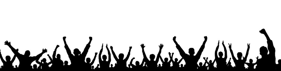 Menschengruppe Fans © SimpLine