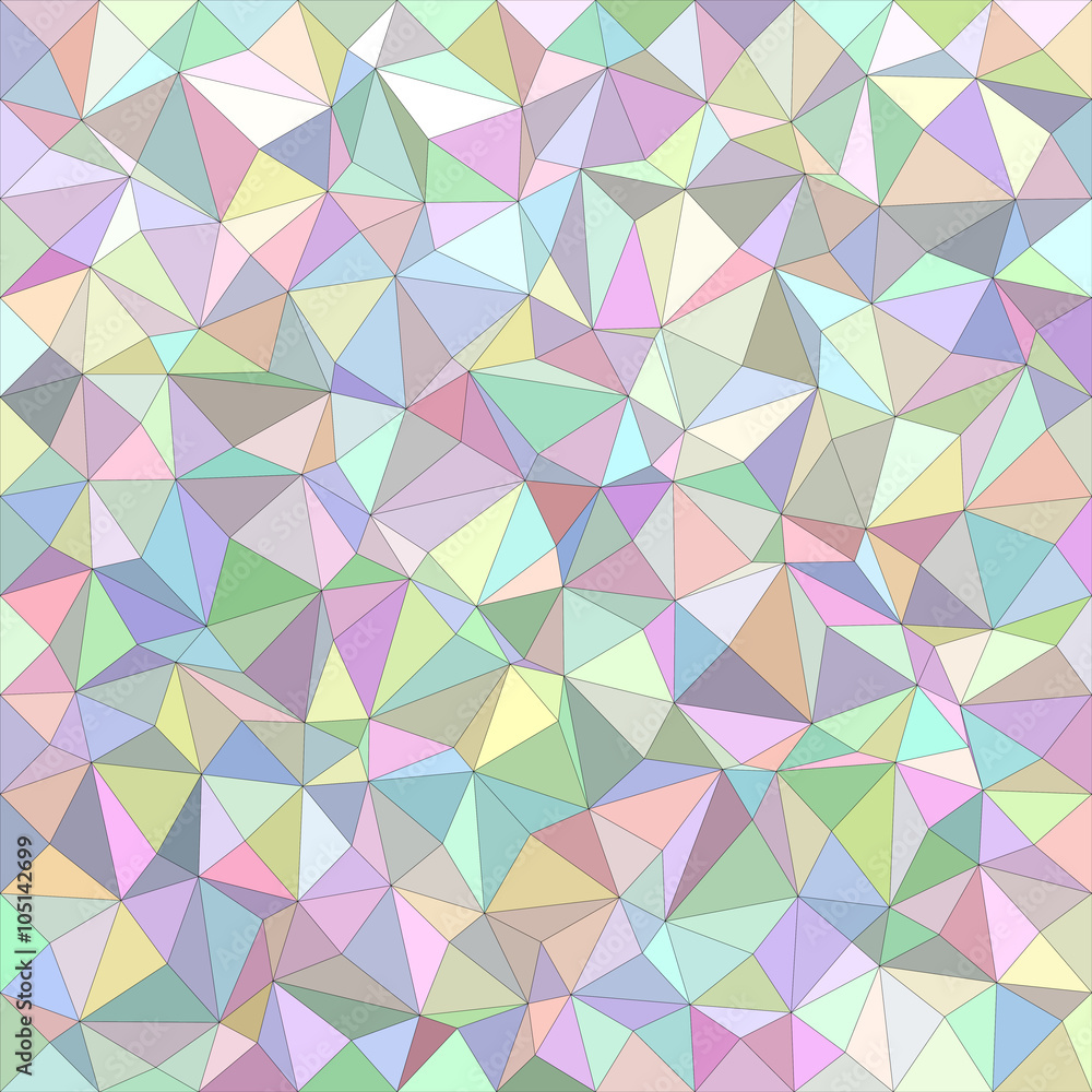 Poster light color irregular triangle background design