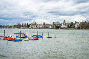 Lindau,An image of the beautiful Lake Constance