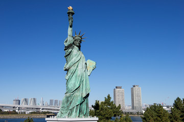 お台場海浜公園の自由の女神