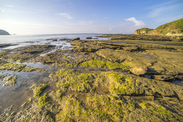 Fototapeta na wymiar Rock formation at Batu Payung (Umbrella Rock) at Lombok, Indonesia