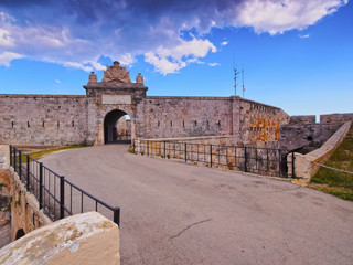 La Mola Fortress in Mahon on Minorca - obrazy, fototapety, plakaty
