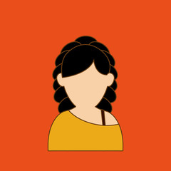 woman icon design 