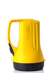 Electric Pocket Flashlight isolate on white