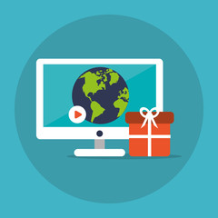 Technology icon design 