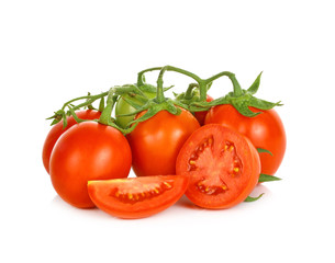 tomatoes isolated on  white background