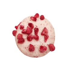 Chocolate candie from collection top view. Beautifully issued isolated on white background