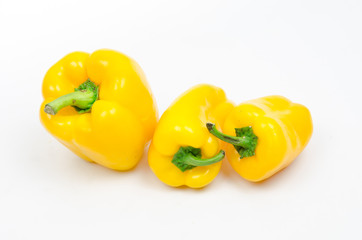 Bell pepper isolated on a white background