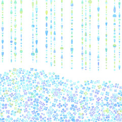 雨　梅雨　あじさい