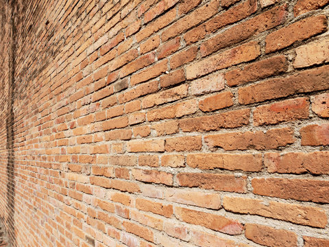 closeup brick wall texture