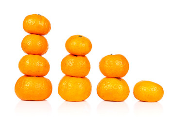 orange isolated on white background