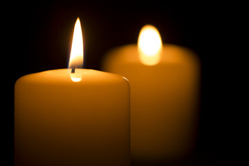Two Candles in Darkness