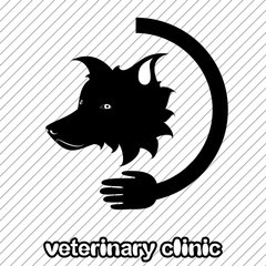 Veterinary clinic for dogs. veterinary hospital for four-legged friends