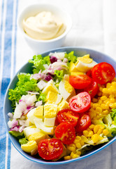 vegetarian Cobb Salad.