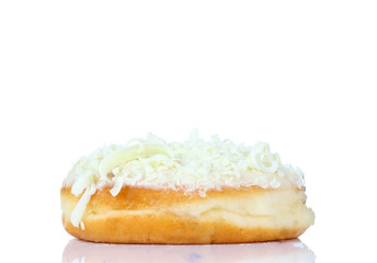 Donuts on a white background