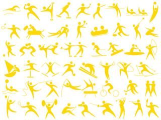 アスリートのアイコン