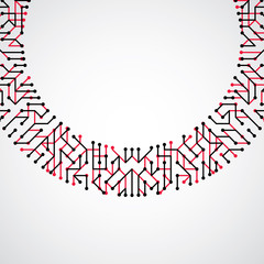 Circuit board futuristic cybernetic texture, information communi